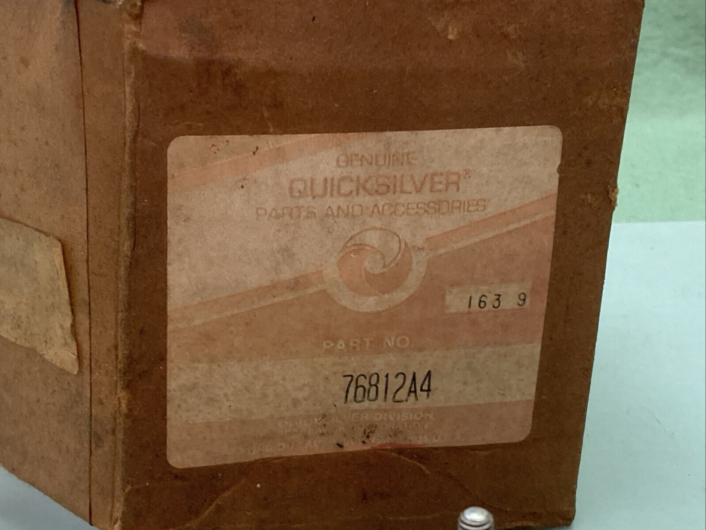 MERCURY QUICKSILVER 76812A4 VALVE BODY ASSEMBLY