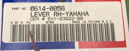 NEW PARTS UNLIMITED 0614-0056 REPLACEMENT RH BRAKE LEVER YAMAHA 5VY-83922-00