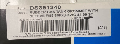 QTY 2 NEW DRAG SPECIALTIES DS391240 RUBBER GAS TANK WITH SLEEVE