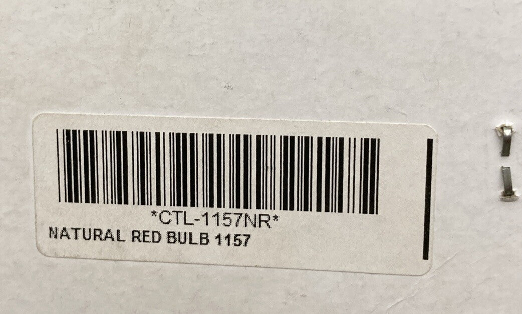 NEW CLEAR ALTERNATIVES CTL-1157NR NATURAL RED BULB SET 28/8W 12V 21/5W