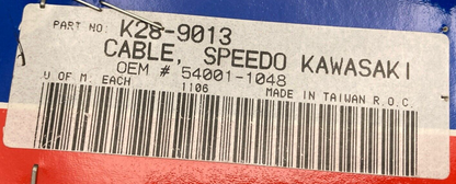 NEW PARTS UNLIMITED K28-9013 SPEEDOMETER CABLE, KAWASKI 54001-1048