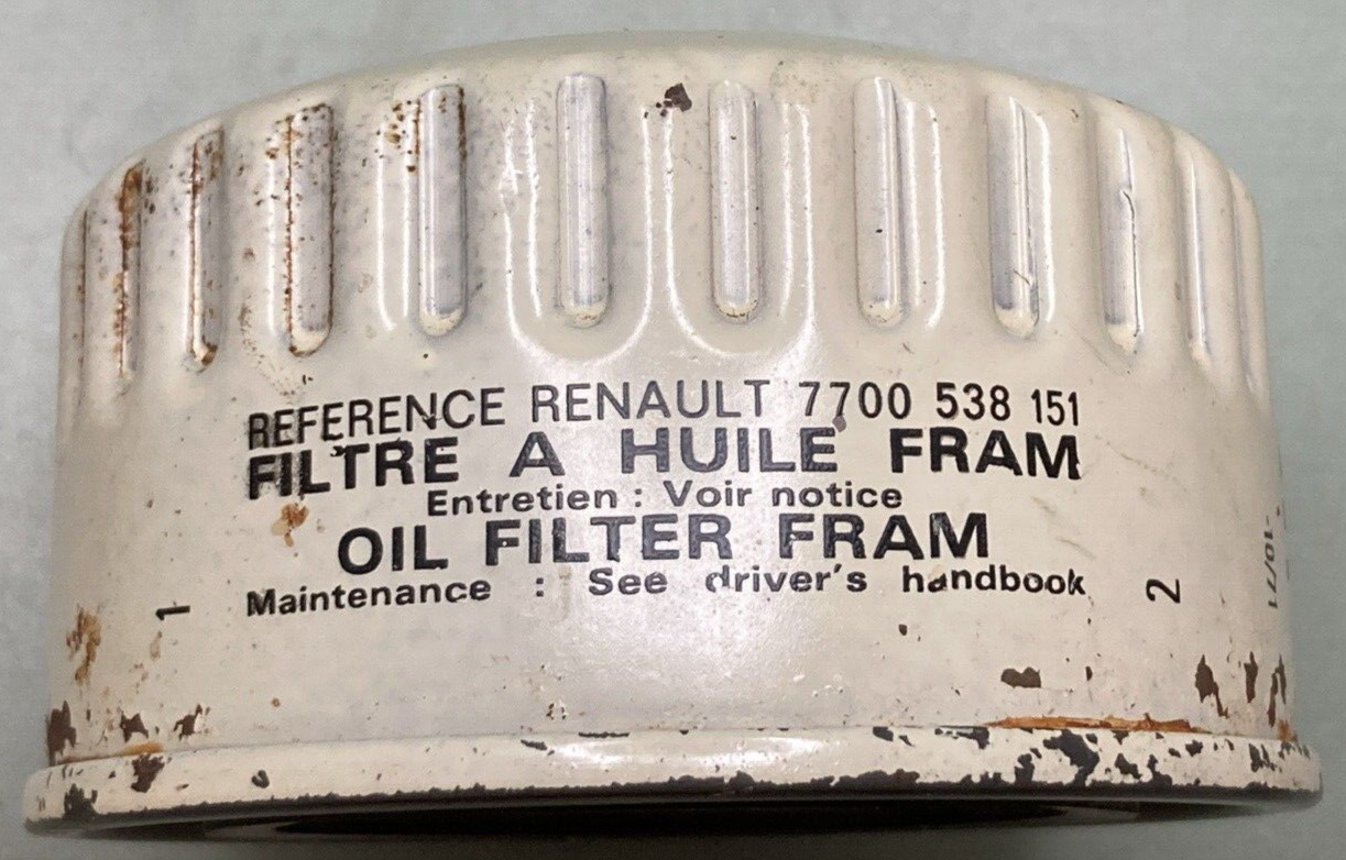 NEW GENUINE RENAULT  7700 538 151 OIL FILTER INBOARD