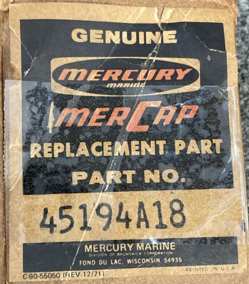 NEW GENUINE MERCURY 45194A18 TRIM CYLINDER OUTBOARD 150HP BLACK