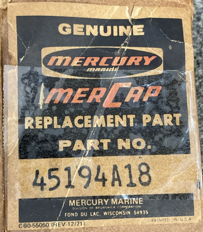 NEW GENUINE MERCURY 45194A18 TRIM CYLINDER OUTBOARD 150HP BLACK