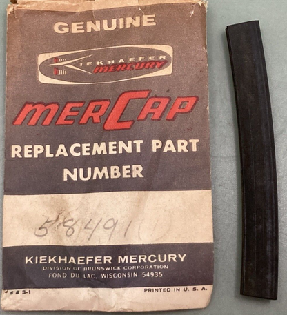 QTY 2 NEW GENUINE MERCURY 58491 CHANNEL Rubber 4"