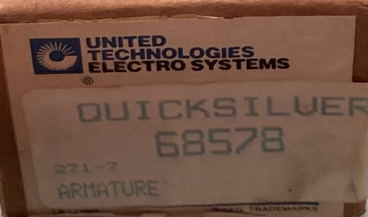 NEW GENUINE MERCURY QUICKSILVER 68578 ARMATURE