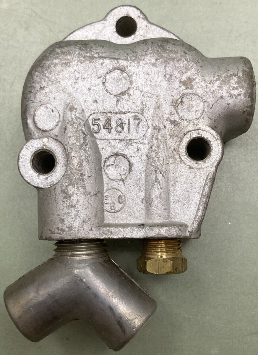 NEW GENUINE MERCURY 22-54818 FITTING 54817A3 FUEL PUMP ASSEMBLY LOWER W/ GASKETS