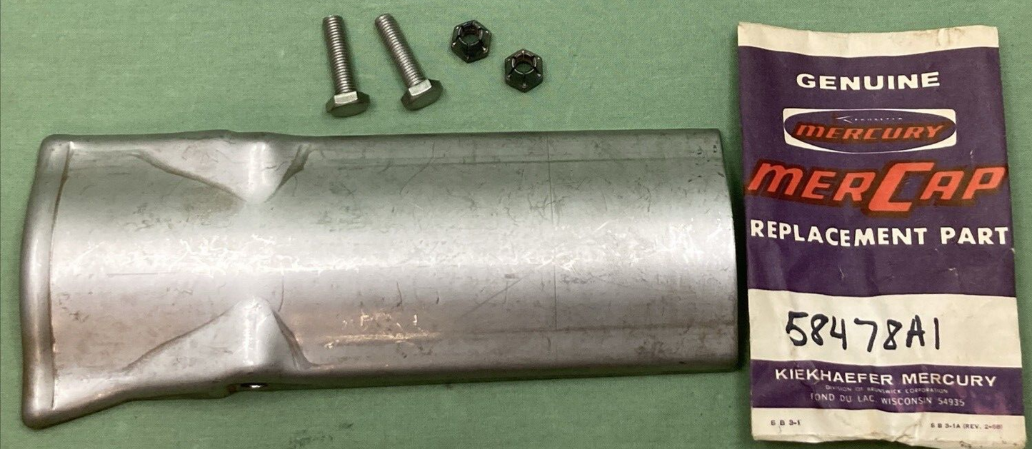 NEW GENUINE MERCURY 58478A1 DIVIDER ASSEMBLY EXHAUST W/ SCREWS