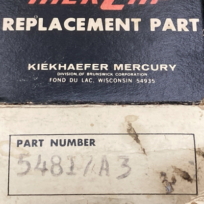 NEW GENUINE MERCURY QUICKSILVER 54817A3 FUEL PUMP ASSEMBLY LOWER W/ 4 GASKETS