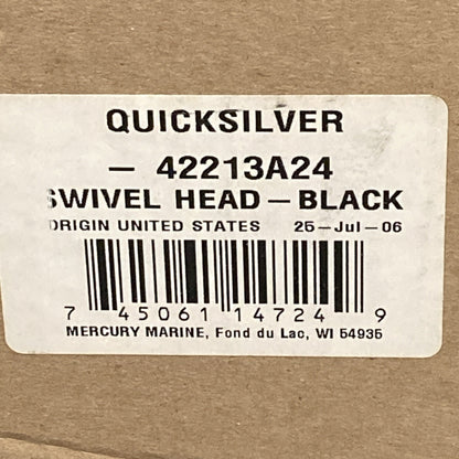 NEW GENUINE MERCURY QUICKSILVER 42213A24 SWIVEL HEAD BLACK