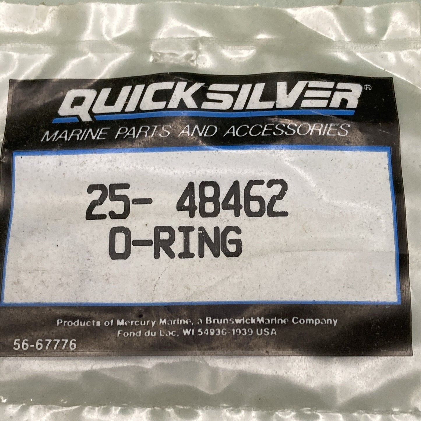 NEW GENUINE MERCURY QUICKSILVER 25-48462 O RING BTTM COWL OUTBOARD 225HP