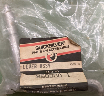 NEW GENUINE MERCURY 85030A1 LEVER ASSEMBLY TILT LOCK PORT