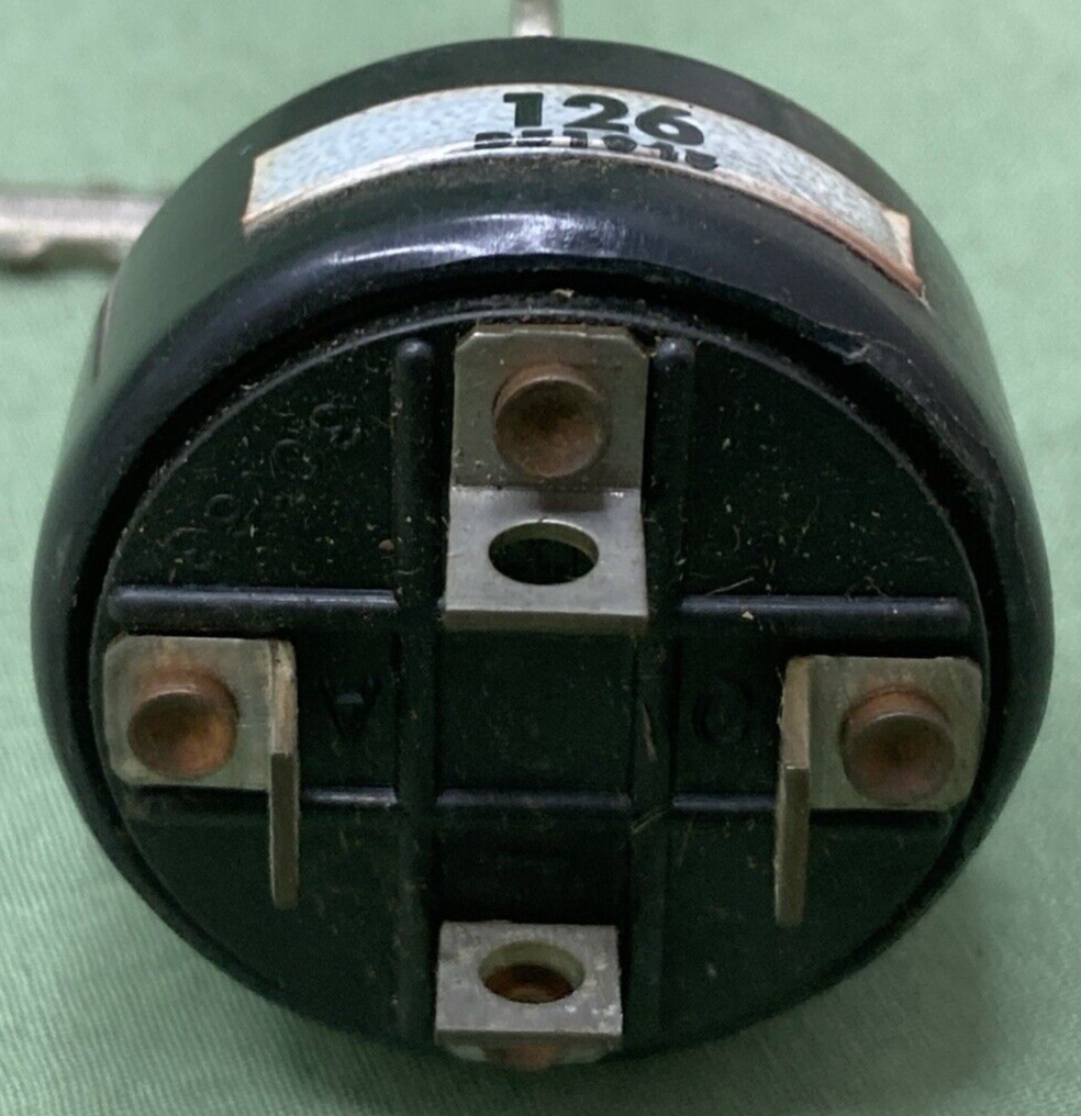 NEW REPLACES MERCURY 54212A8 IGNITION SWITCH ASSEMBLY #126 W/ 2 KEYS