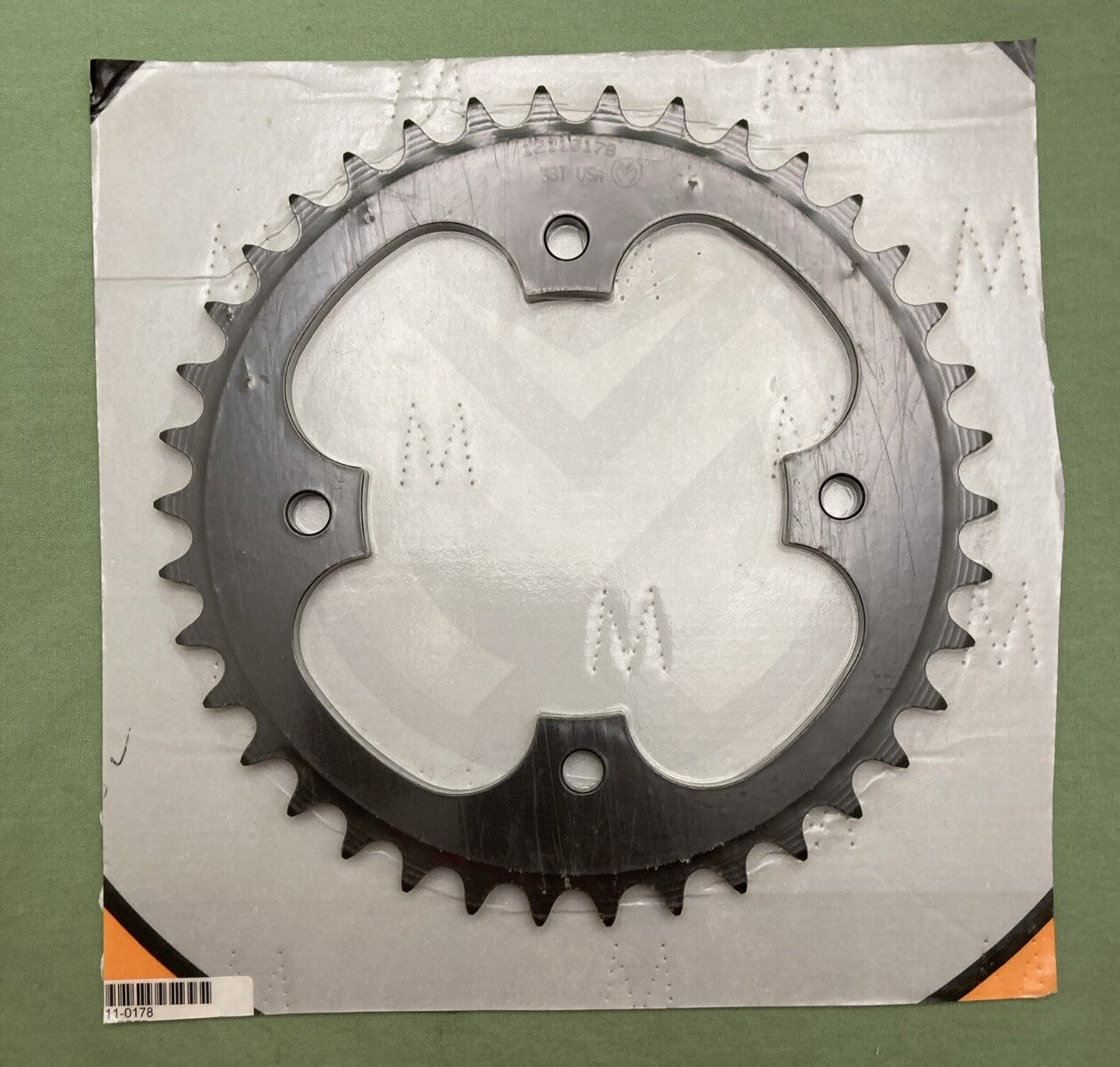 NEW MOOSE RACING 1211-0178 ALUMINUM REAR SPROCKET BLACK 38T
