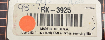 NEW K&N RK-3925-1 Custom Performance Metric Cruiser Air Cleaner Kit