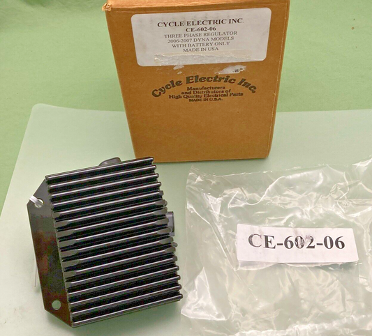 NEW CYCLE ELECTRIC CE-602-06 RECTIFYING REGULATOR, HARLEY DAVIDSON