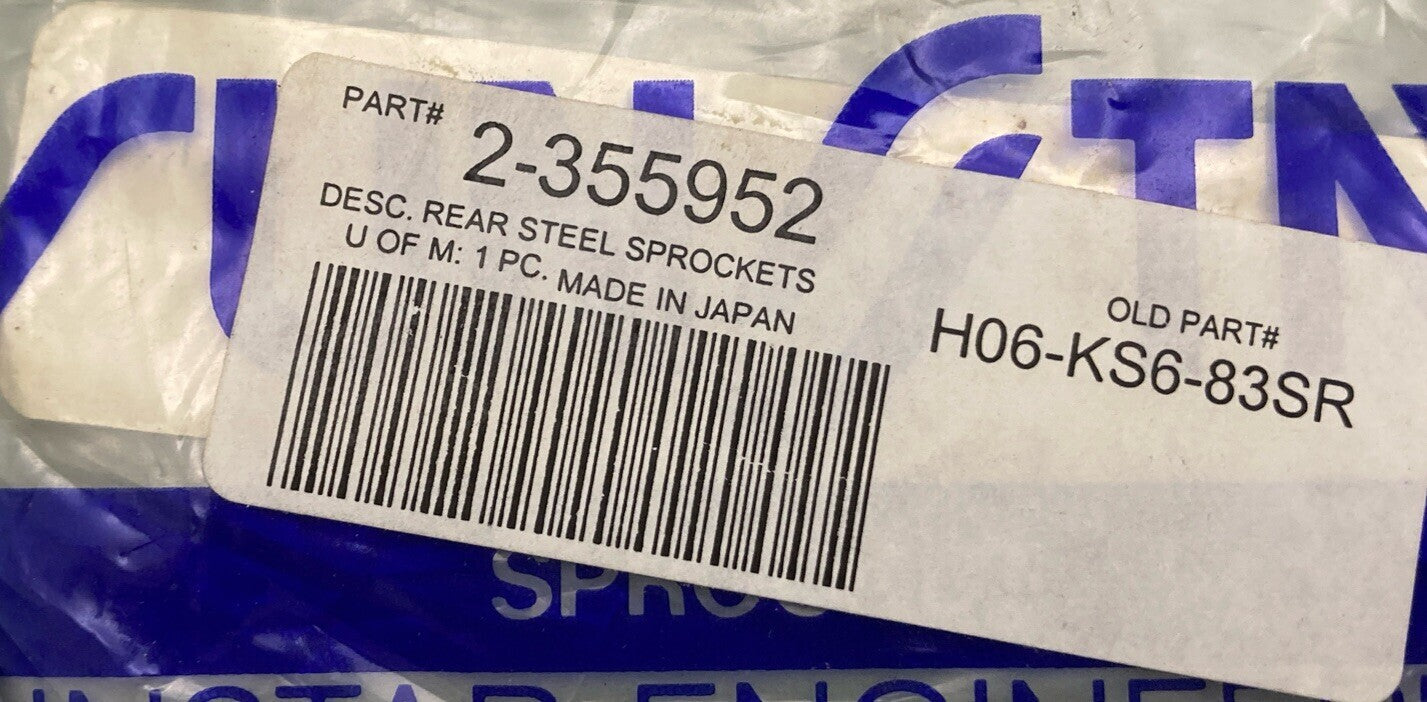 NEW SUNSTAR 2-355952 Steel Rear Sprockets 52T, SUPERSEDE H06-KS6-83SR
