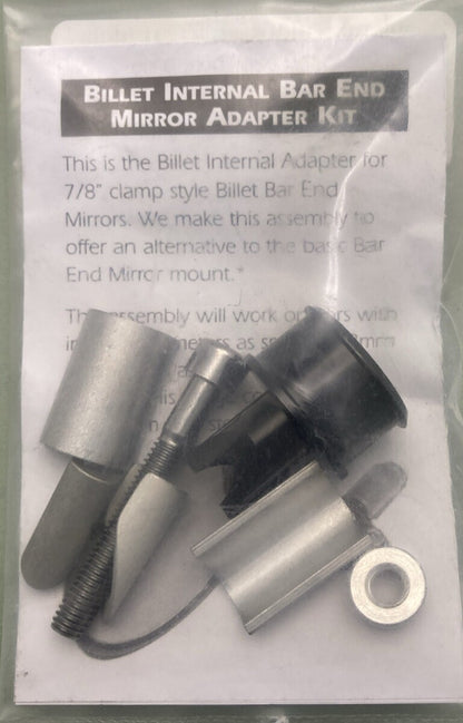 NEW BILLET INTERNAL IA-100 MIRROR ADAPTER KIT, SUPERSEDE 0641-0013