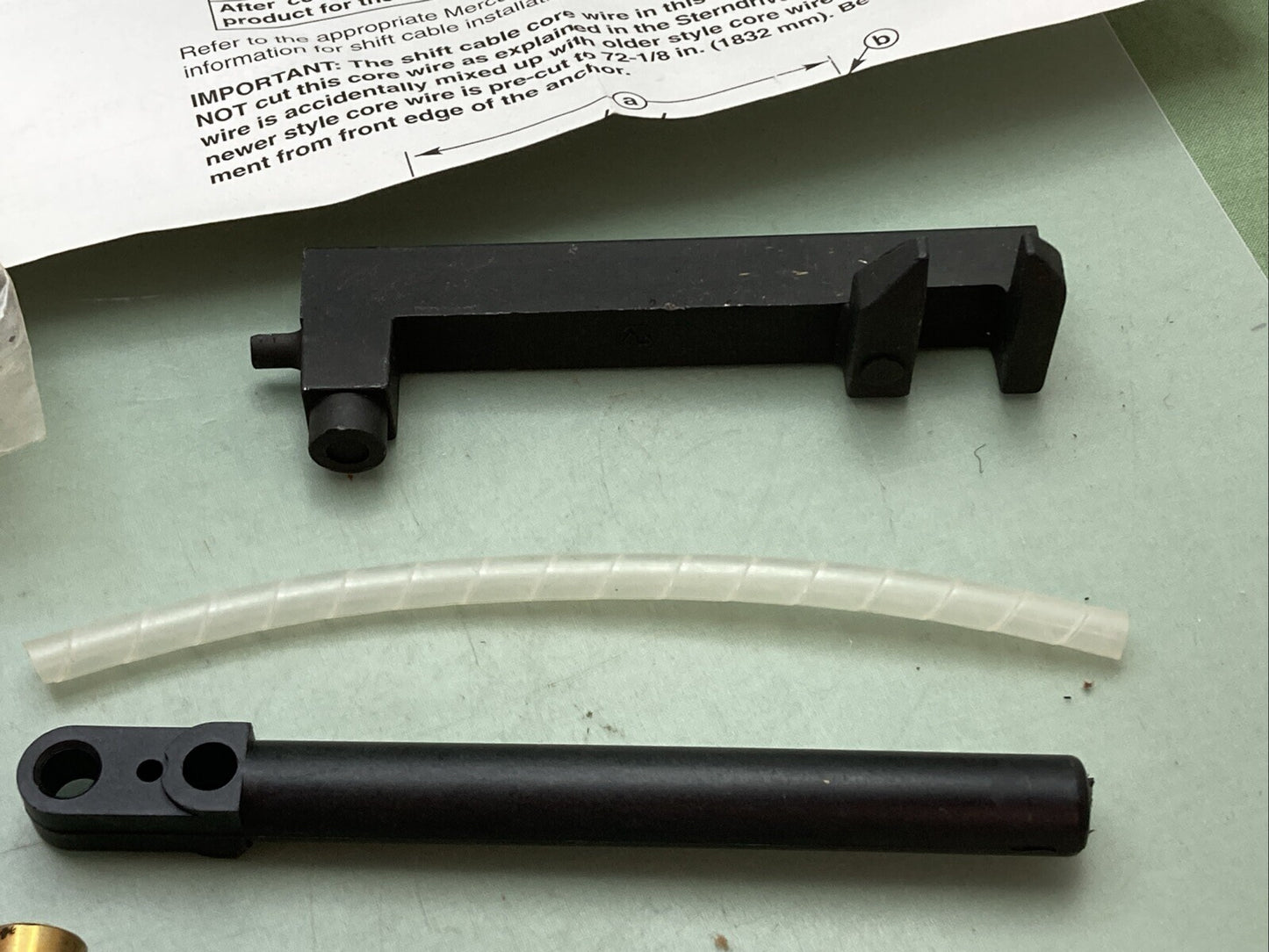 NEW GENUINE MERCURY QUICKSILVER 19543A 8 SHIFT CABLE ASSEMBLY, INCOMPLETE KIT