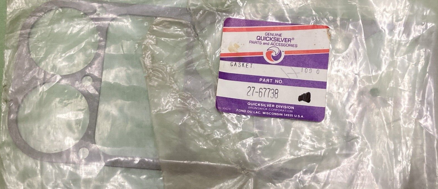 NEW GENUINE MERCURY QUICKSILVER 27-67738 ENGINE GASKET