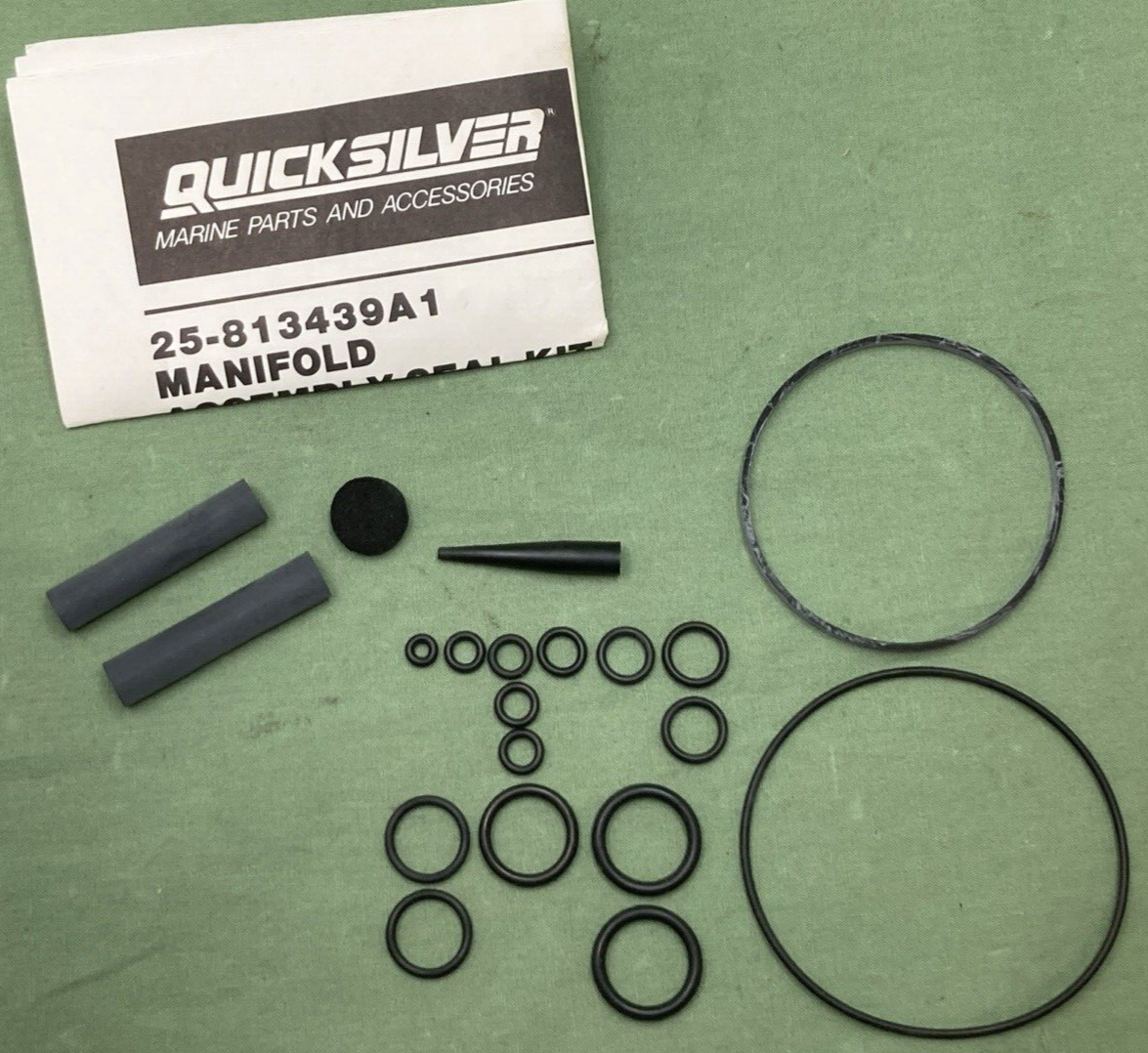 NEW GENUINE MERCURY 25-813439A1 O-RING KIT COMPLETE W/ EXTRA PARTS