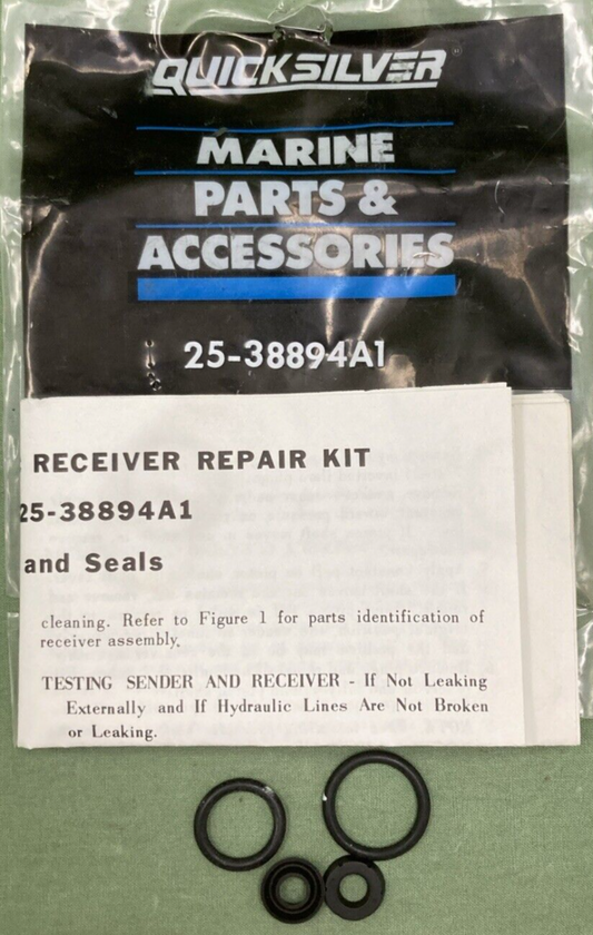 NEW GENUINE MERCURY QUICKSILVER 25-38893A1 O RING KIT 2 RINGS & 2 SEALS