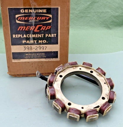 NEW GENUINE MERCURY 398-2997 STATOR ALTERNATOR ASM 650