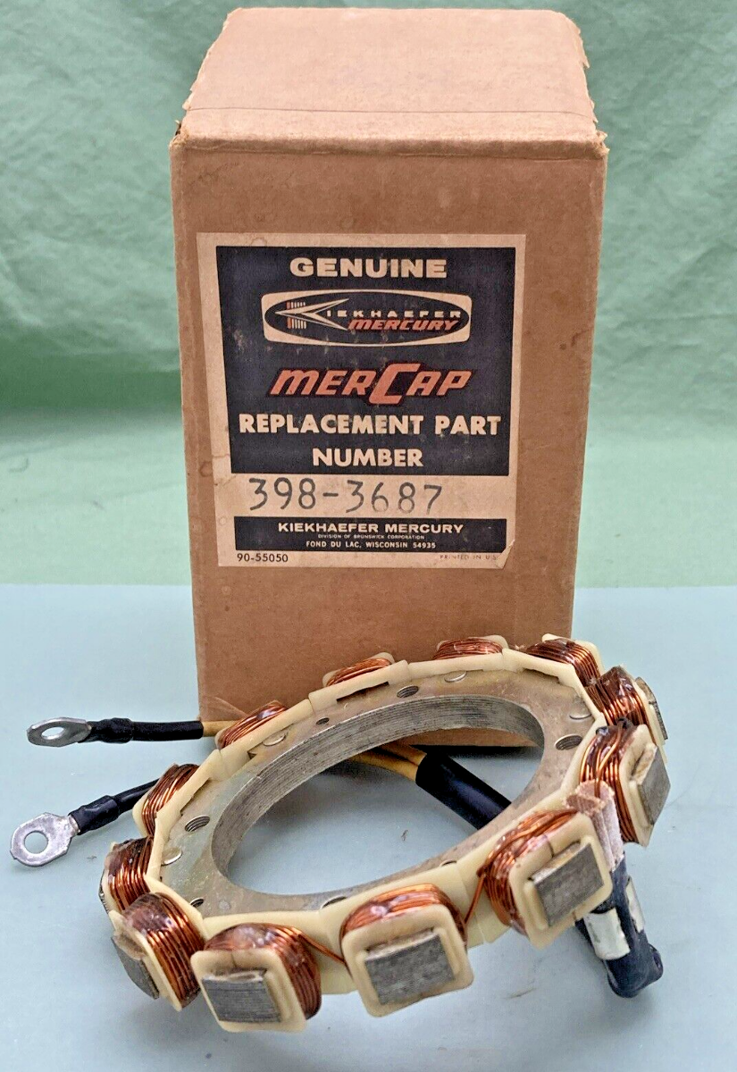 NEW GENUINE MERCURY 398-3687 STATOR, ALTERNATOR
