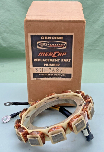 NEW GENUINE MERCURY 398-3687 STATOR, ALTERNATOR