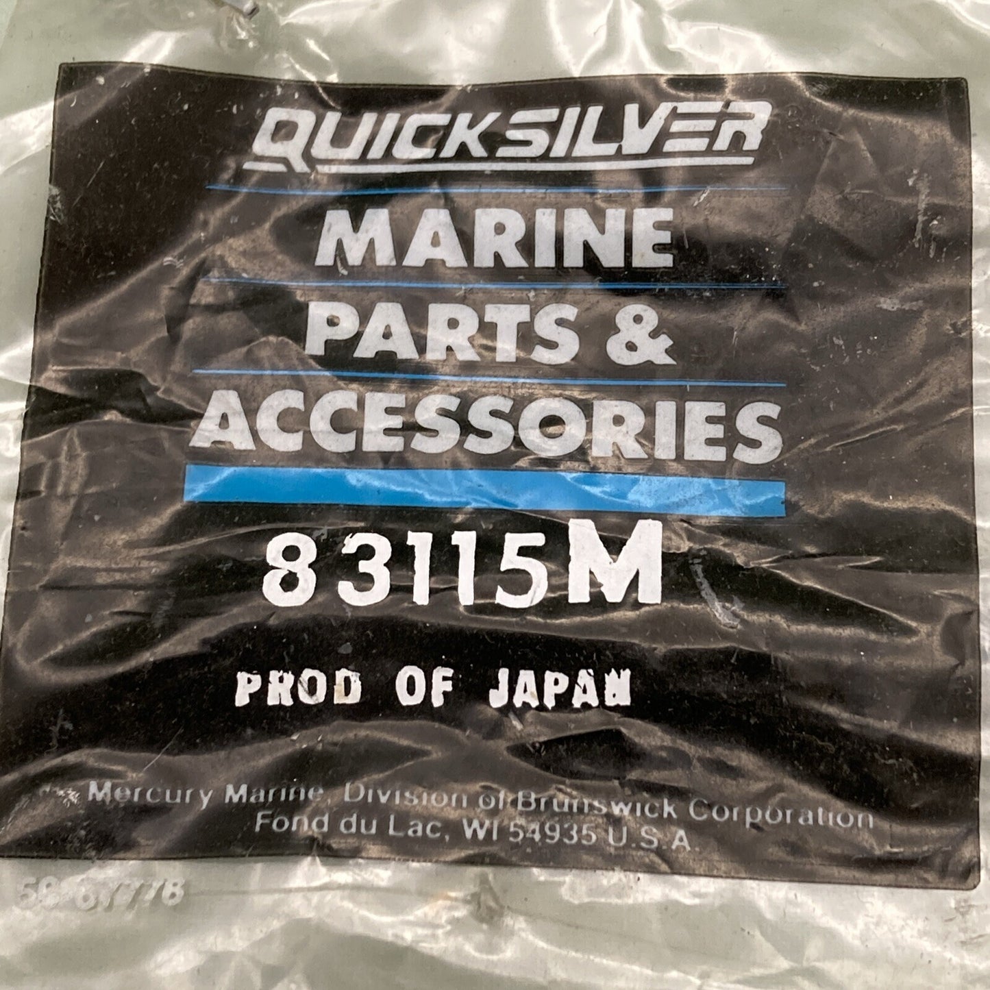 NEW GENUINE MERCURY QUICKSILVER 83115M COLLAR CARBURETOR W15