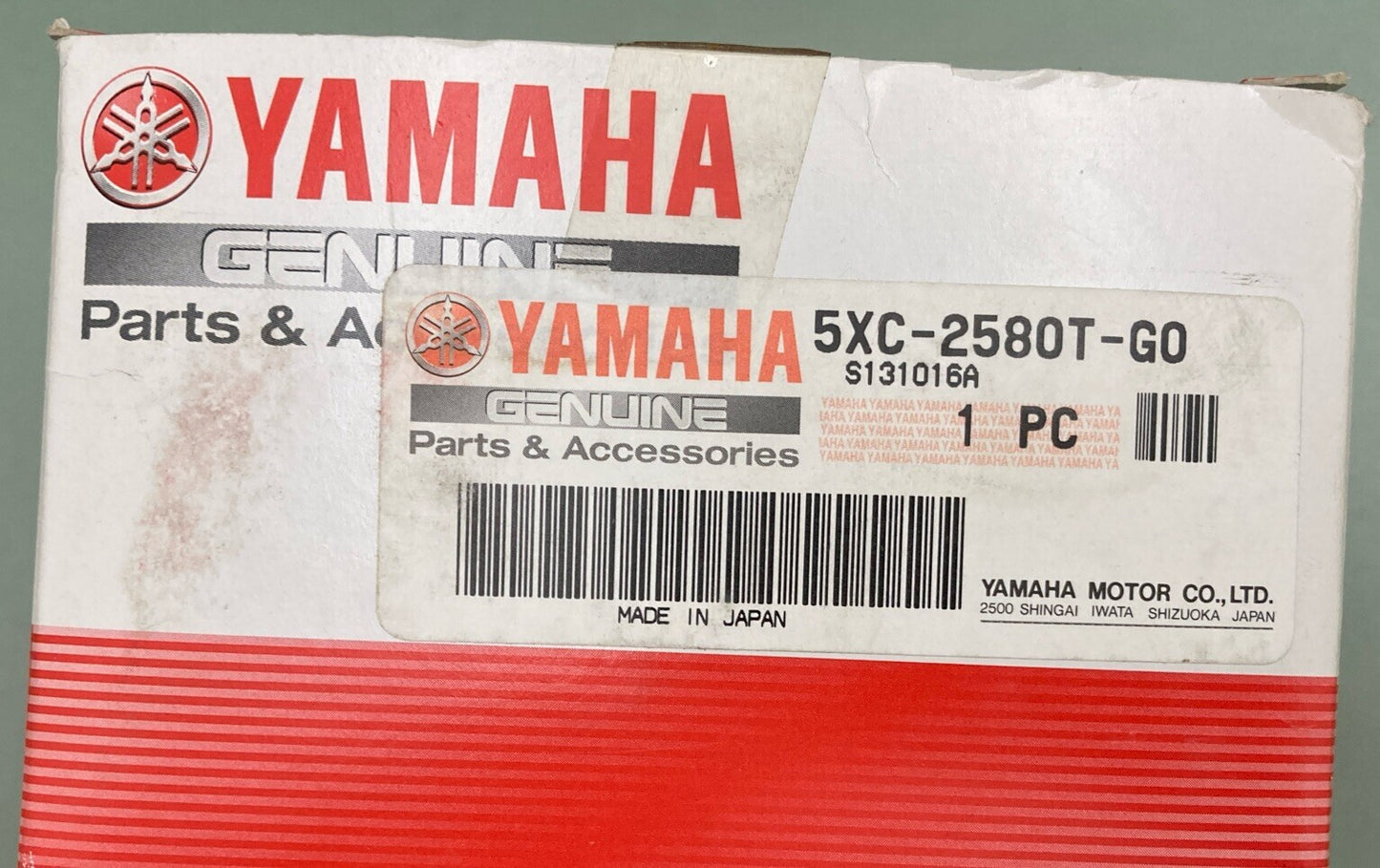 NEW GENUINE YAMAHA 5XC-2580T-G0 CALIPER ASSEMBLY (LEFT)