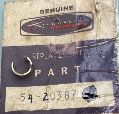 QTY 2 NEW GENUINE MERCURY 54-20387 CLAMP FUEL LINE OUTBOARD 4.5HP