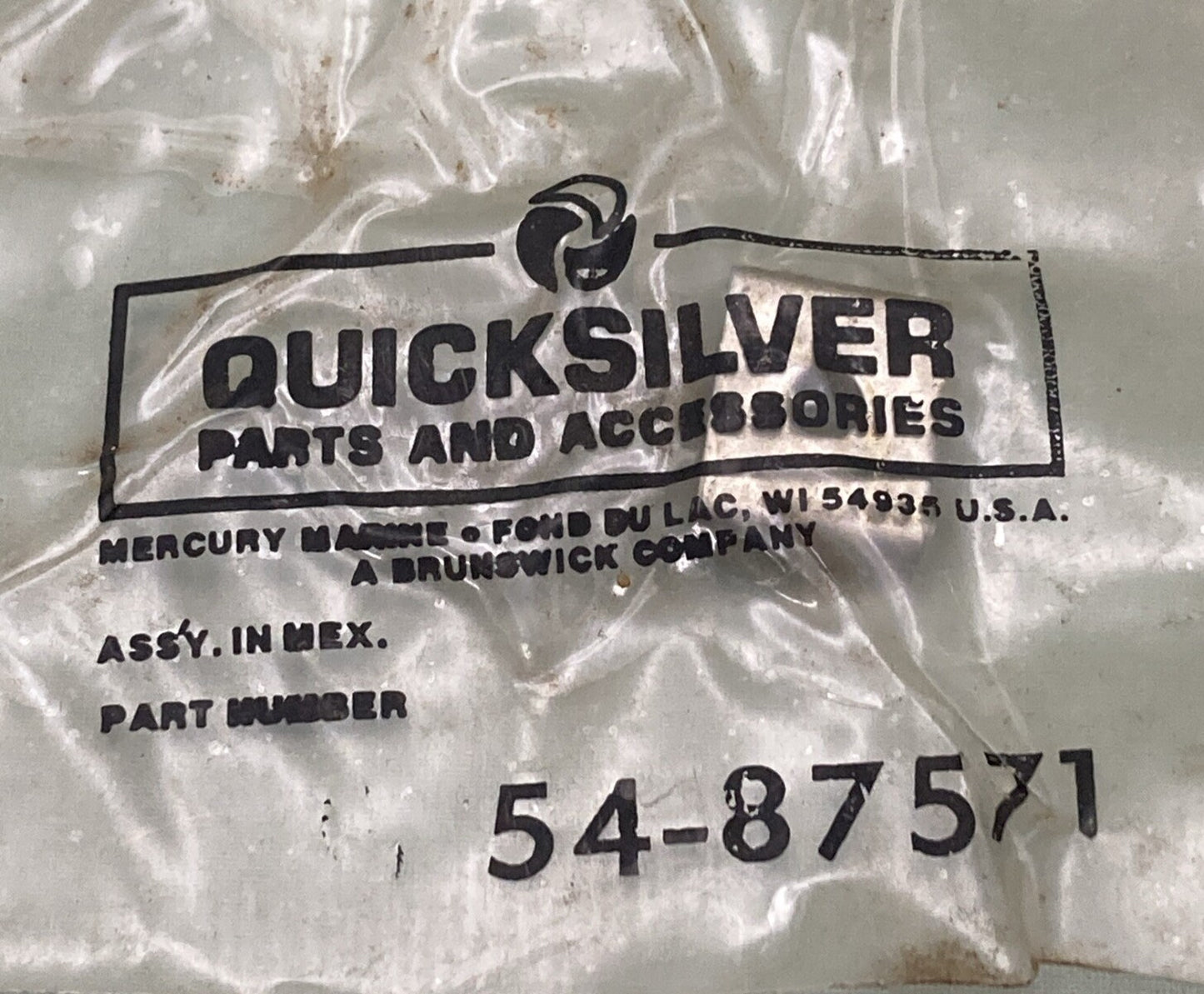 QTY 2 NEW GENUINE MERCURY QUICKSILVER 54-87571 CLIP