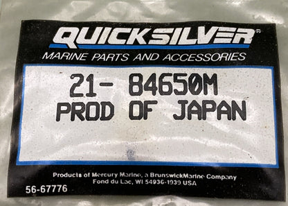 QTY 2 NEW GENUINE MERCURY QUICKSILVER 21-84650M CHECK VALVE FUL PP OUTBOARD 28HP