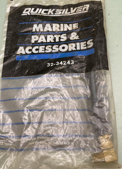 NEW GENUINE MERCURY QUICKSILVER 32-34243 FUEL LINE FUEL PUMP ASM MARINE 350