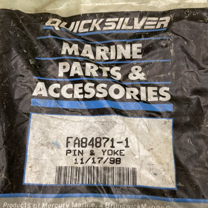 NEW GENUINE MERCURY QUICKSILVER FA84871-1 PIN & YOKE GEAR HOUSING OUTBOARD 120HP