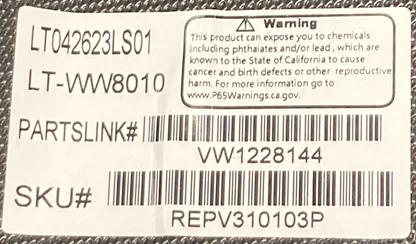NEW GENUINE LIAN TOUH WW8010 ENGINE SPLASH SHIELD PASSAT