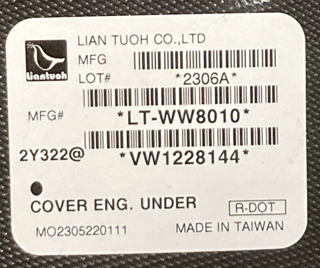 NEW GENUINE LIAN TOUH WW8010 ENGINE SPLASH SHIELD PASSAT