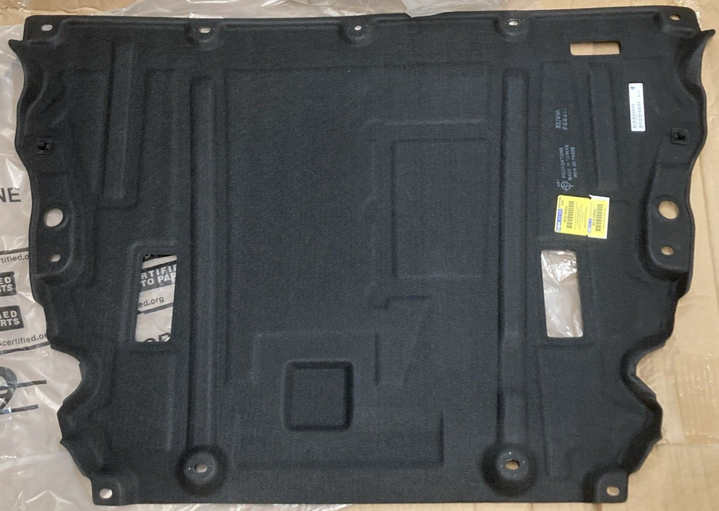 NEW GENUINE KEYSTONE F01228126 ENGINE SPLASH SHIELD '13-'20 FUSION MKZ