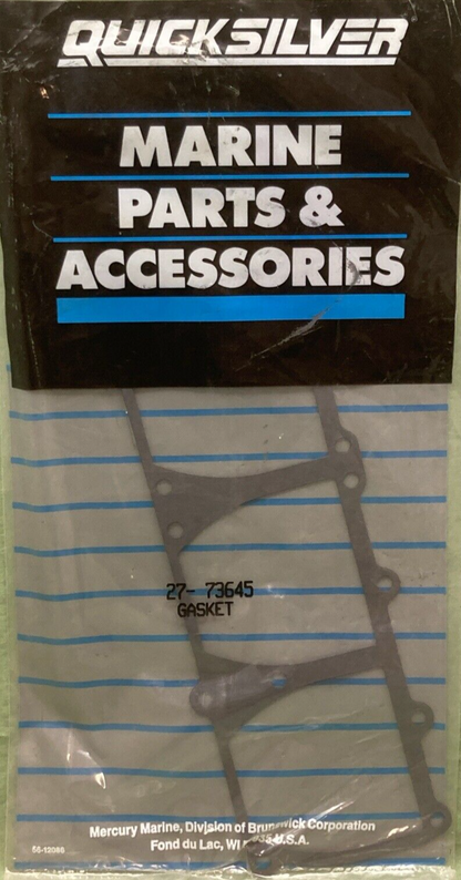 NEW GENUINE MERCURY QUICKSILVER 27-73645 GASKET TRANSFER PORT COVER