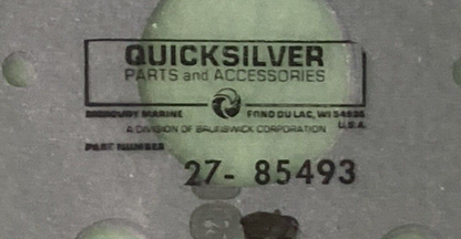 NEW GENUINE MERCURY 27-85493 GASKET