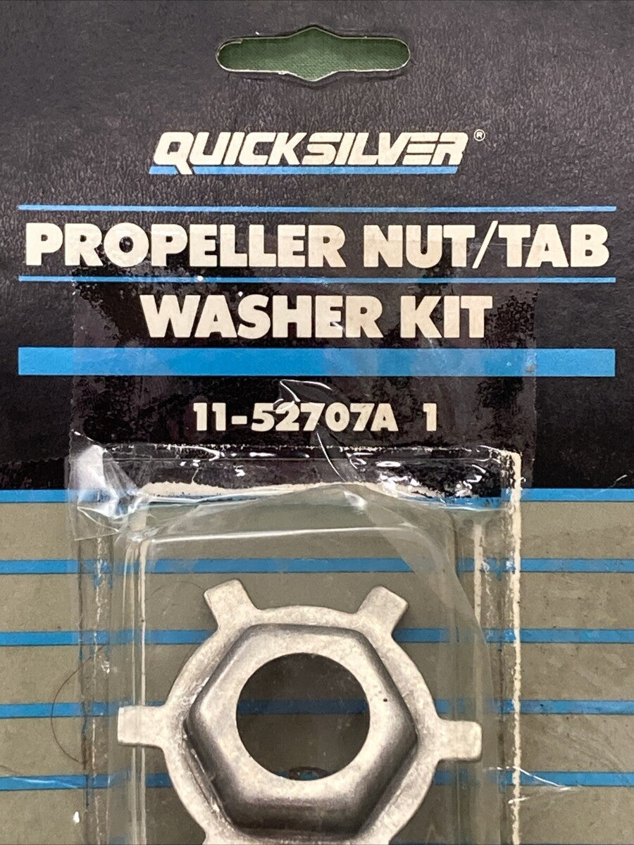 NEW MERCURY QUICKSILVER 11-52707A 1 PROPELLER NUT, INCOMPLETE KIT