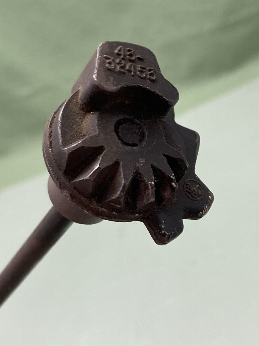 MERCURY QUICKSILVER 43-32453 SHIFT CONTROL SHAFT, WITH SECTOR GEAR