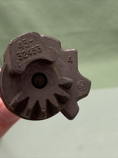 NEW MERCURY QUICKSILVER 43-32453 SHIFT CONTROL SHAFT, WITH SECTOR GEAR