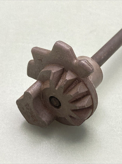 NEW MERCURY QUICKSILVER 43-32453 SHIFT CONTROL SHAFT, WITH SECTOR GEAR