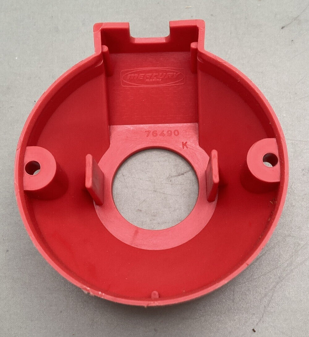 NEW GENUINE MERCURY 76490 COVER HOUSING DSH CONTROL TRANSOM RED