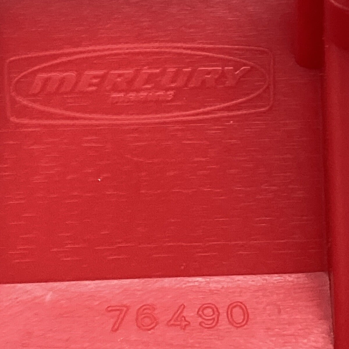 NEW GENUINE MERCURY 76490 COVER HOUSING DSH CONTROL TRANSOM RED