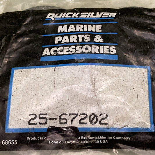 QTY 2 NEW GENUINE MERCURY QUICKSILVER 25-67202 O RING CLMP SWV BRK OUTBOARD 70HP