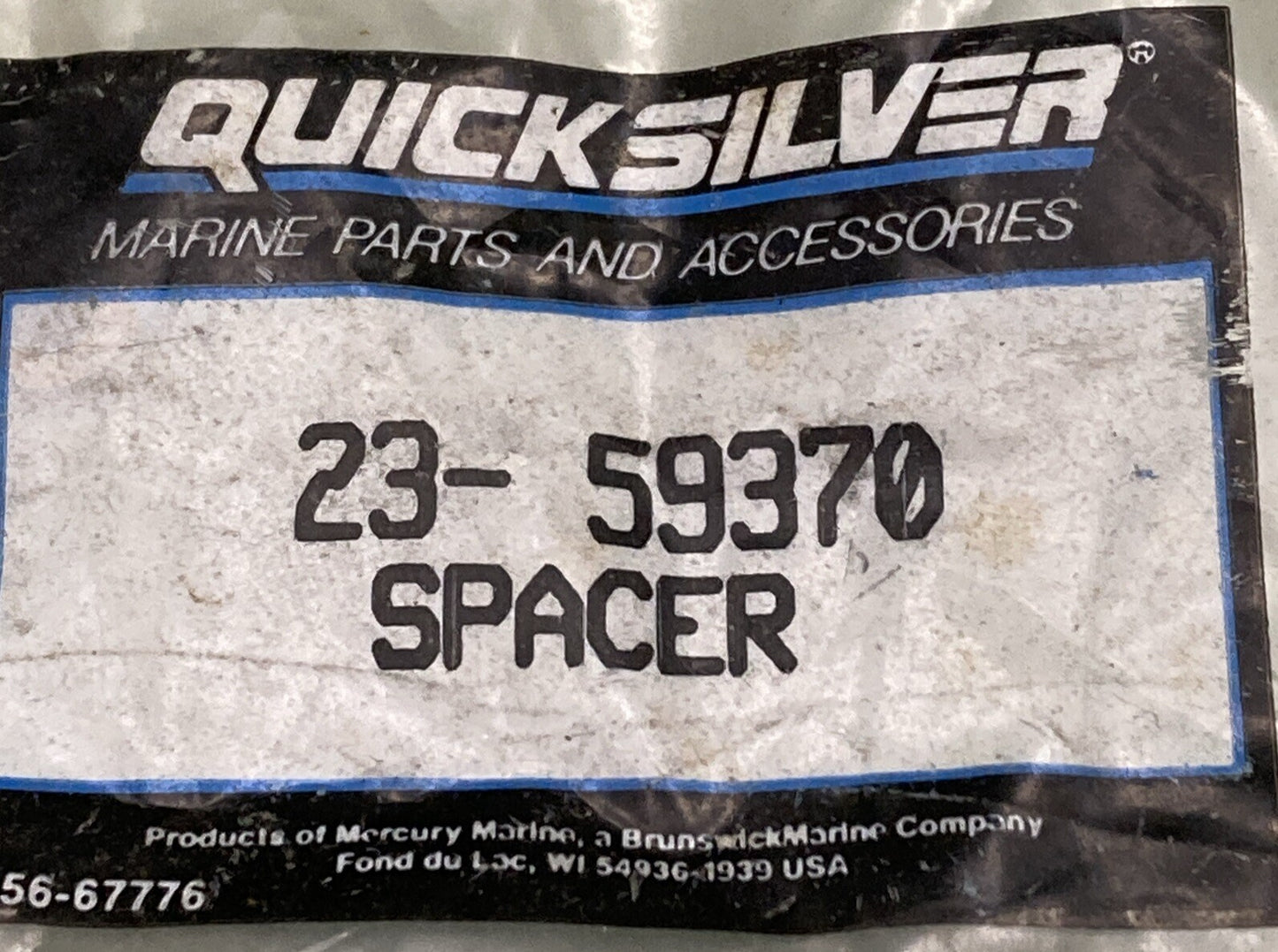 NEW GENUINE MERCURY QUICKSILVER 23-59370 SPACER CAM FOLLOWER PIN