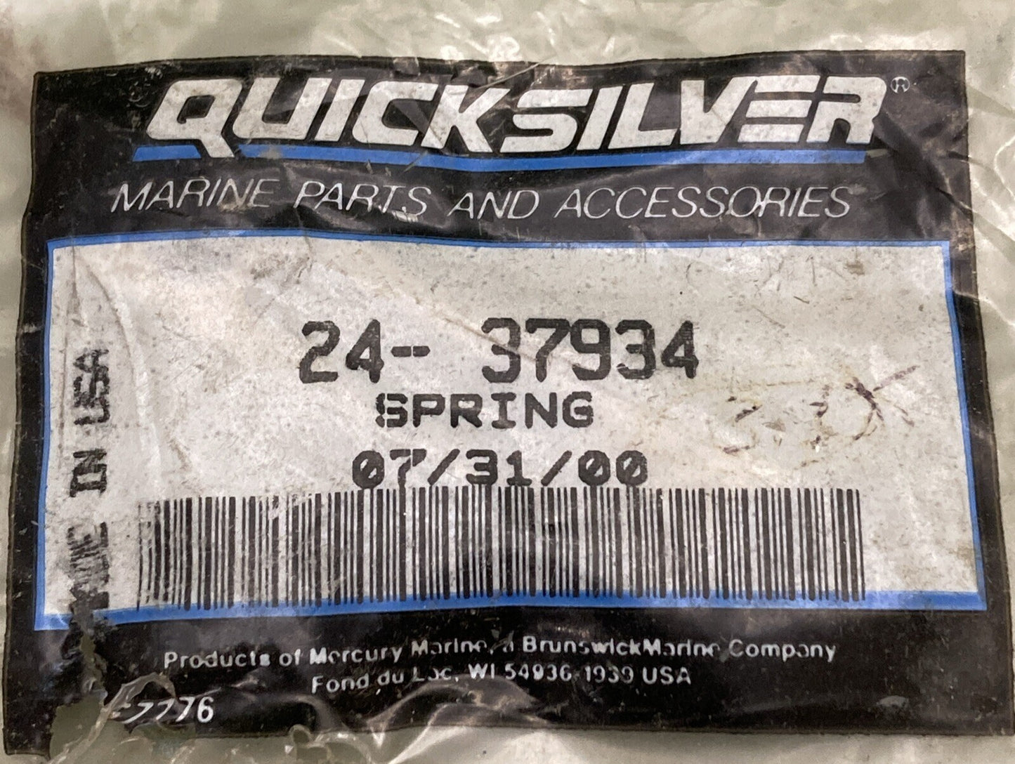 NEW GENUINE MERCURY QUICKSILVER 24-37934 SPRING QUICK DISCONNECT THROTTLE CABLE